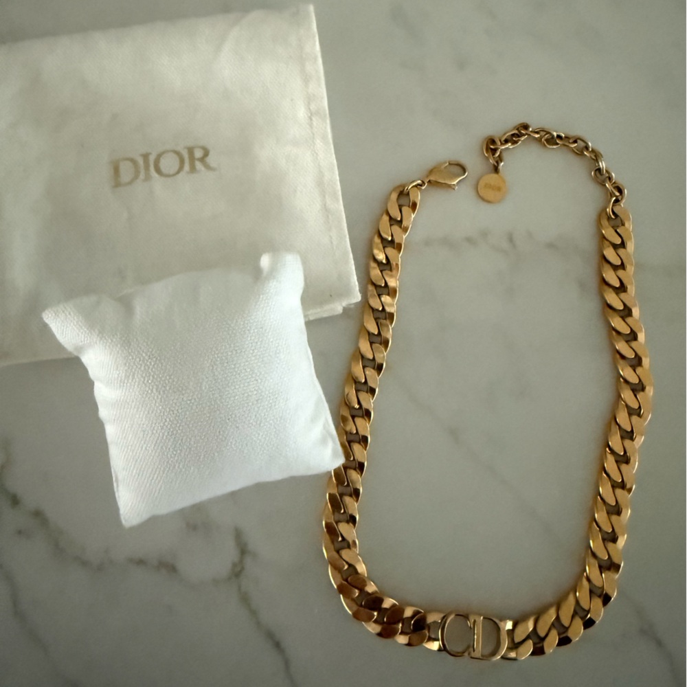 Dior Danseuse Etoile Choker Necklace in Gold (w/receipt)